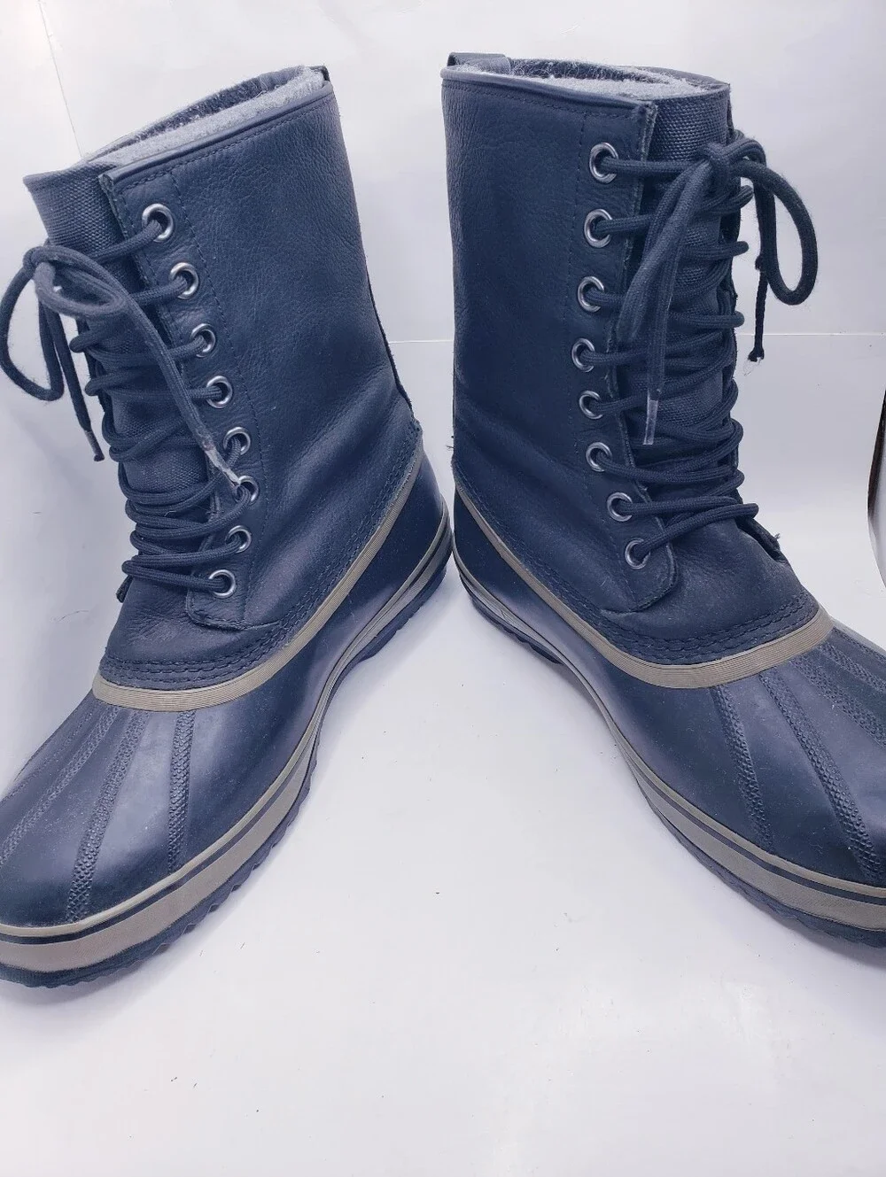 Sorel 1964 Premium T Black Waterproof  Winter Snow Duck Boots Men's Size 12